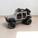 Metal Scale Model Toy Car in Grey Colour with Light & Sound Giftmandu