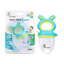 R for Rabbit First Feed Bunny Nibblers Pacifiers, Teethers and Rattles Green Blue NBFFBGB02
