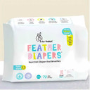 R for Rabbit Feather Diaper XXL pack of 72 Diapers White-DFD5R72 DFD5R72
