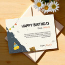 Happy Birthday Greeting Card With Custom Name RJ-225