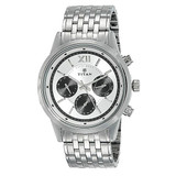 Titan Neo Analog White Dial Men's Watch-1766SM03