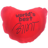Heart Shaped World's Best Aama Cushion (Red)