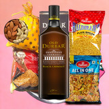 Festive Tray of Old Durbar Black Chimney & Namkeen Snacks