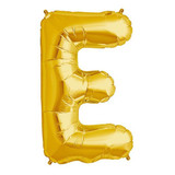 Foil Balloon Alphabet "E" - Bright Golden