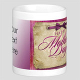 Personalized Message Print on Cup (Happy Mother's Day Ribbon)
