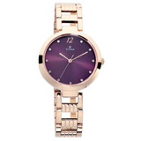 Titan Purple Dial Analog Watch For Women- 2480WM02