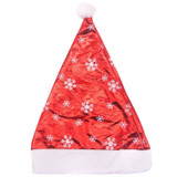 Metallic Red Christmas Santa Cap