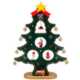 Decorative Wooden Mini Christmas Tree Showpiece