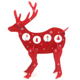 Attractive Wooden Reindeer Showpiece with Decoration