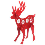 Attractive Wooden Reindeer Showpiece with Decoration