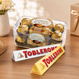 Ferrero Rocher and Two Toblerone Chocolates