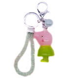 Pig Design Key-ring (Green)