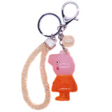 Pig Design Key-ring (Orange)