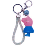 Attractive Pig Design Key-ring (Blue)