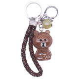 Teddy Bear Design Beautiful Key-ring (Brown)