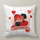 ''LOVE IS IN THE AIR'' Printed Cushion Gift