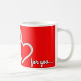 ''Love For You'' Printed Coffee Mug