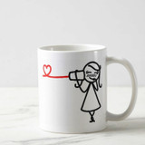 Couple Connected with Rope Coffee Mug Gift