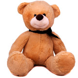 Light Brown Teddy Bear with Bow- 14.5''