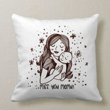 Miss You Mamu! Printed Cushion