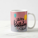Happy Birthday Printed Coffee Mug