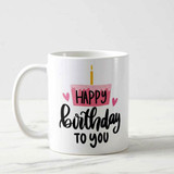 "Happy Birthday To You" Cushion & Mug