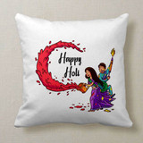 "Happy Holi" Printed Cushion "Happy Holi" Printed Cushion