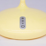 Flower Design Intelligent Touch Desk Lamp- Yellow