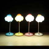 Flower Design Intelligent Touch Desk Lamp- Yellow