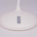 Flower Design Intelligent Touch Desk Lamp- White