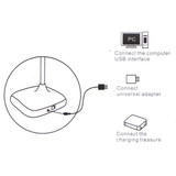 Touch Switch Intelligent LED Table Top Lamp- White