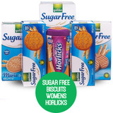 Gullon Sugarfree Biscuits With Women's Horlicks