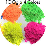 Holi Abir Colors - Pack of Four Colors