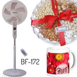 Baltra Rover Fan with Dry Nuts & Best Aama Printed Mug