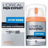 L'oreal Men Expert Stop Rides - Soin Hydratant (Anti Wrinkle Moisturizer Cream) 50ml