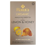 Rakura Himalayan Green Tea With Natural Lemon & Honey (25 Tea Bags)