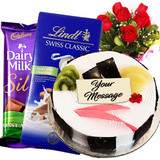 Cadbury-Lindt Chocolates, Cake and Flowers Treats Cadbury-Lindt Chocolates, Cake and Flowers Treats