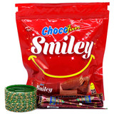 Chocofun Smiley With Green Bangles and Mehndi