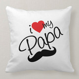 "I Love My Papa" Printed Cushion