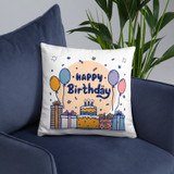 "Happy Birthday" Printed Cushion Gift