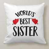 "World's Best Sister" Printed Cushion & Mug
