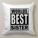 "World's Best Sister" Printed Cushion & Mug