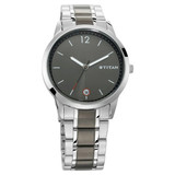 Titan Anthracite Dial Analog Watch For Men - 1806KM01