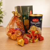 Gourmet Chocolate With Ganesh Ji Statue & Sweets