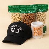 Dry Nuts With Best Dad Mug & Cap
