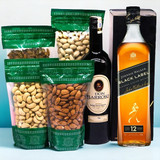 JW Black Label 1000ml With Red Sweet Wine & Dry Nuts