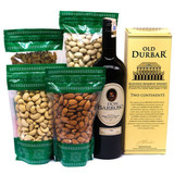 Old Durbar Whisky With Red Sweet Wine & Dry Nuts