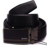 Genuine Leather Push Stud Fastening Belt