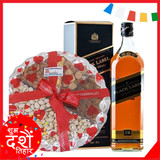 JW Black Label and Dry Nuts Tray