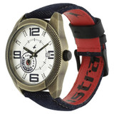 Fastrack Analog Denim White Dial Men's Watch - 3187QL01